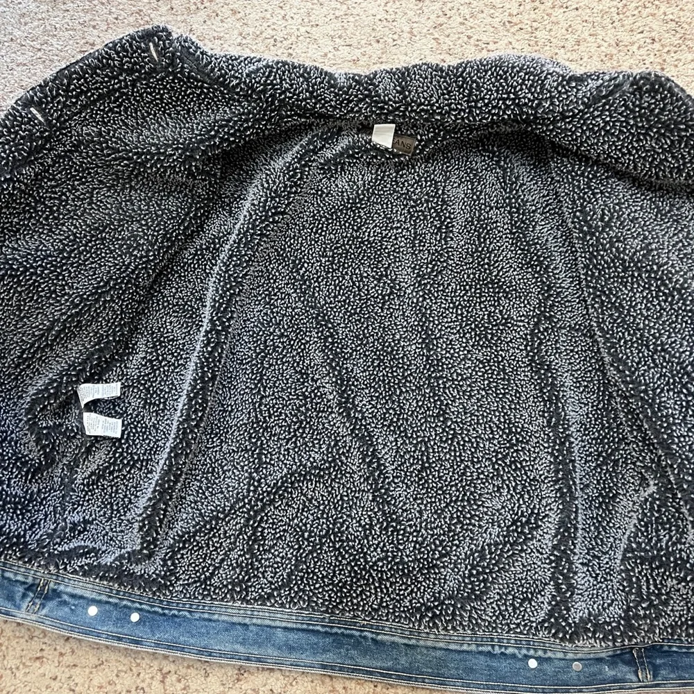 Vintage Jones Jeans Heavyweight Denim‎ Blue Jacket Men’s S Sherpa Lined Medium